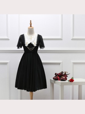 Gothic Lolita Cross Chiffon Dress OP